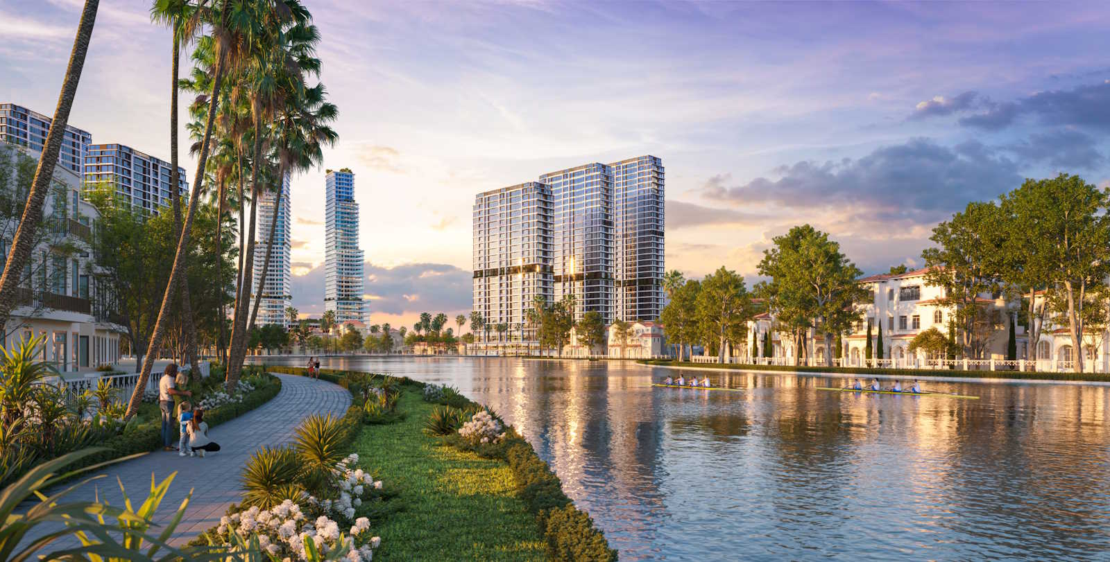 Hình ảnh hồ sinh thái và tuyến đi bộ Ecopath Vista Nam An Khánh