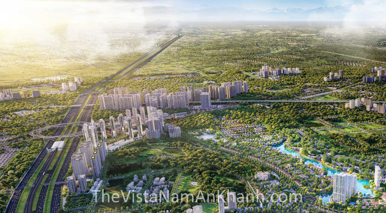 Phối cảnh Vista Complex - Khu đô thị Nam An Khánh 