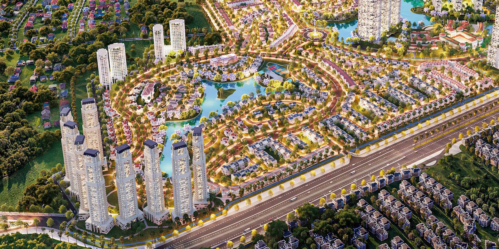 Phối cảnh Vista Garden - Khu đô thị Nam An Khánh