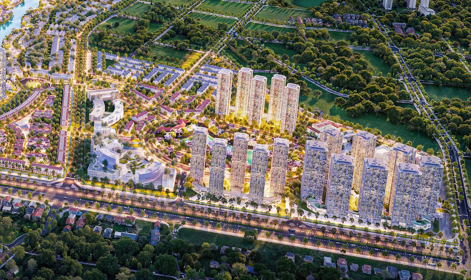 Phối cảnh 3D Vista Valley - Khu đô thị Nam An Khánh