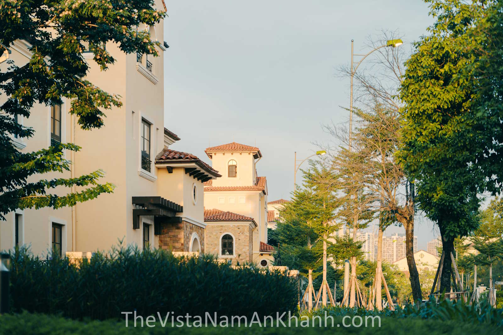 Sân sau Shophouse Vista Nam An Khánh