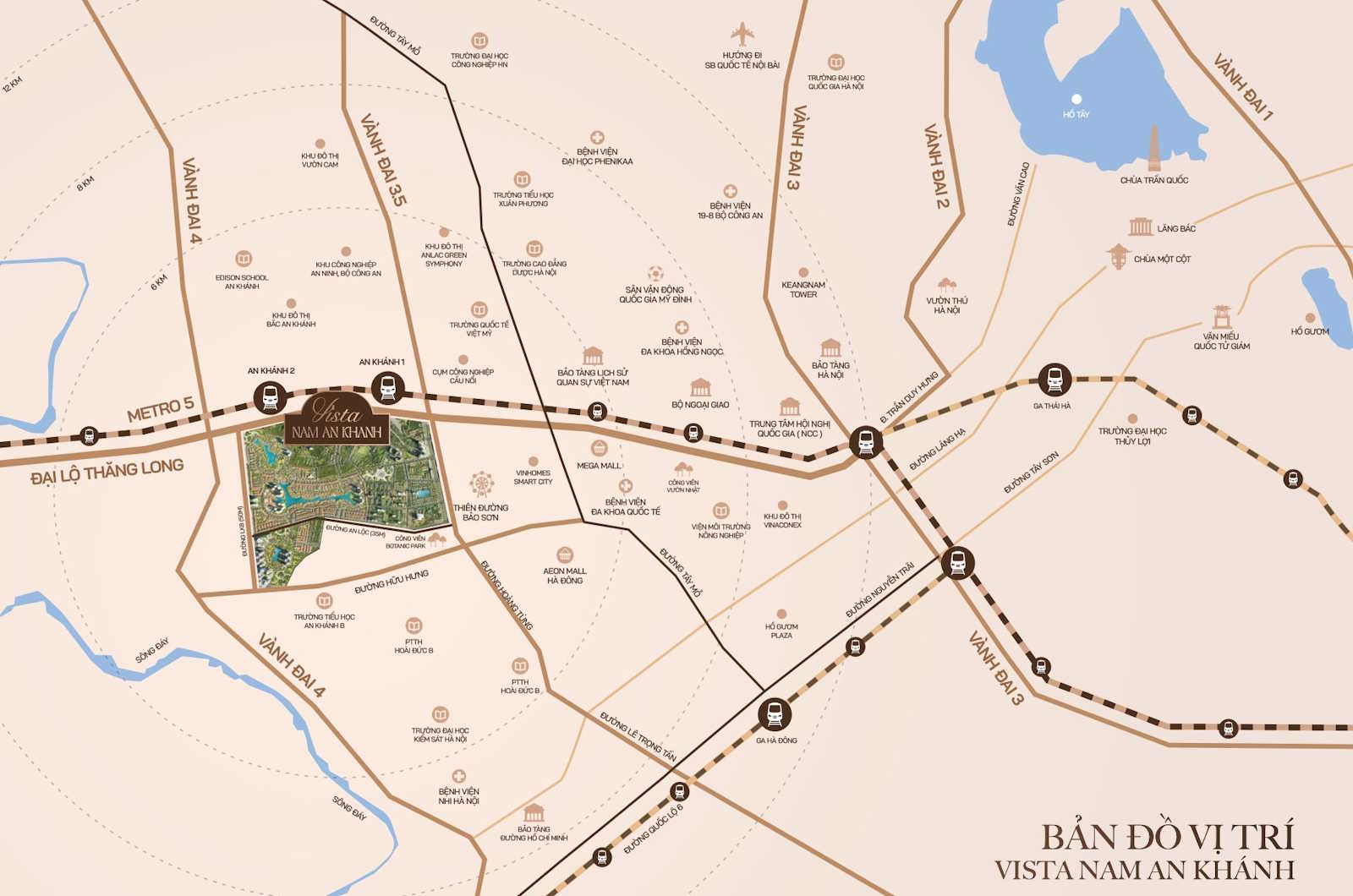 Ví trí Vista Nam An Khánh
